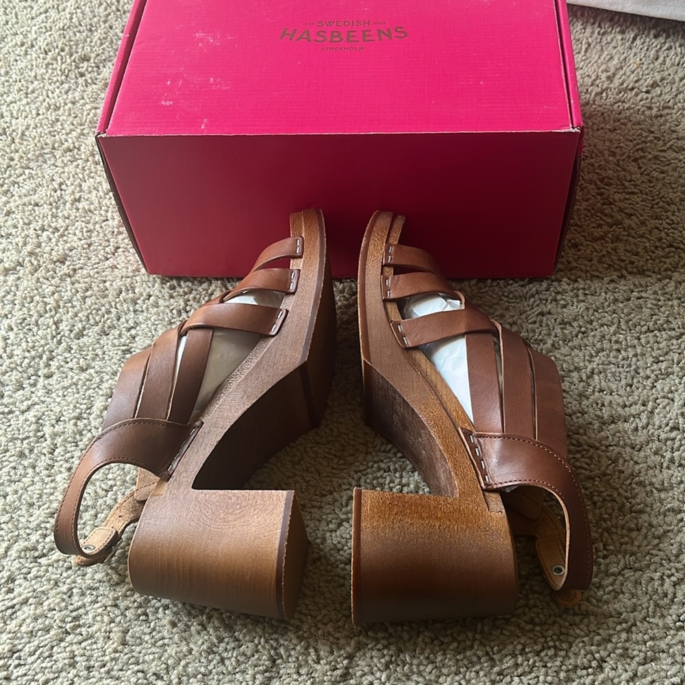 Swedish Hasbeens Vivi Sandals Size 9 (EU 40) - Picture 6 of 10